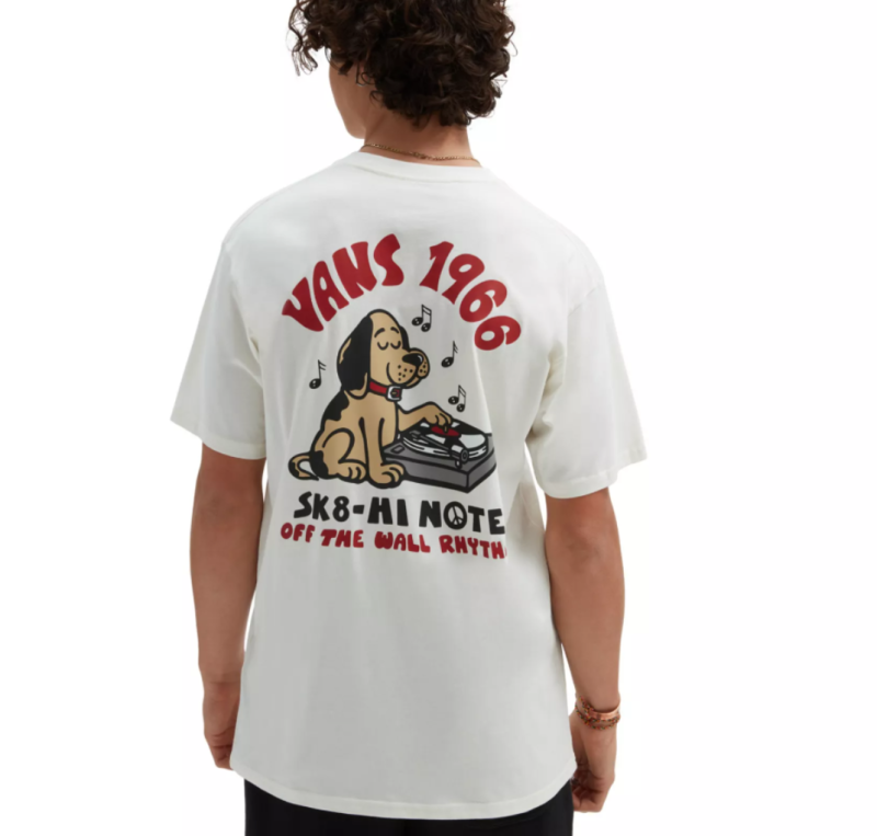 Vans T-shirt Rhthm PuP Marshmallow