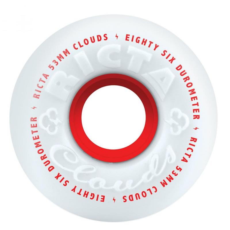 Ricta Clouds 86a White/Red 55mm