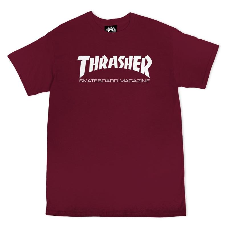 Thrasher Tee Skate Mag Maroon