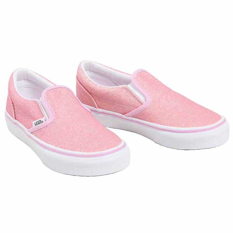 Vans Junior Slip-On Glitter Pink