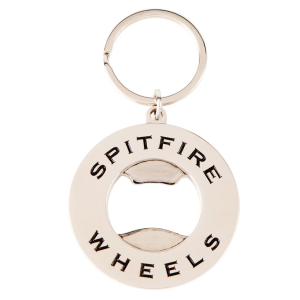 Spitfire "classic swirl" keychain - silver 
