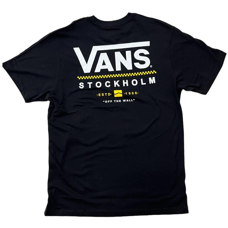 Vans T-shirt Stockholm City Black