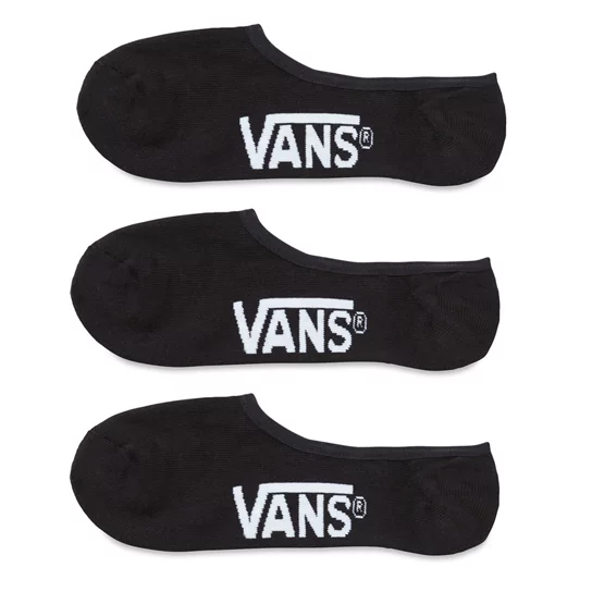 Vans Sock Classic Super No Show (9.5-13, 3PK), black
