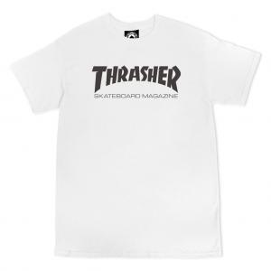 Thrasher Tee Skate Mag White