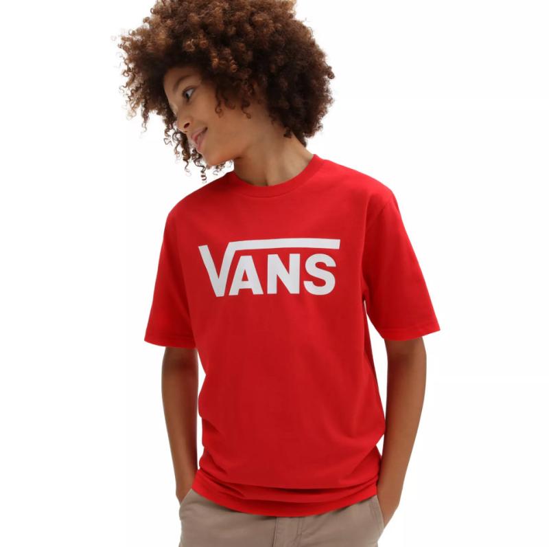 Vans Junior T-shirt Classic True Red White