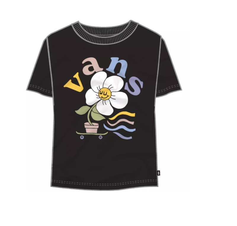 Vans Kids T-shirt Skate Fleur Black