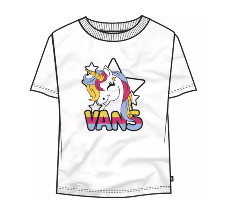 Vans Kids T-shirt Unicorn White