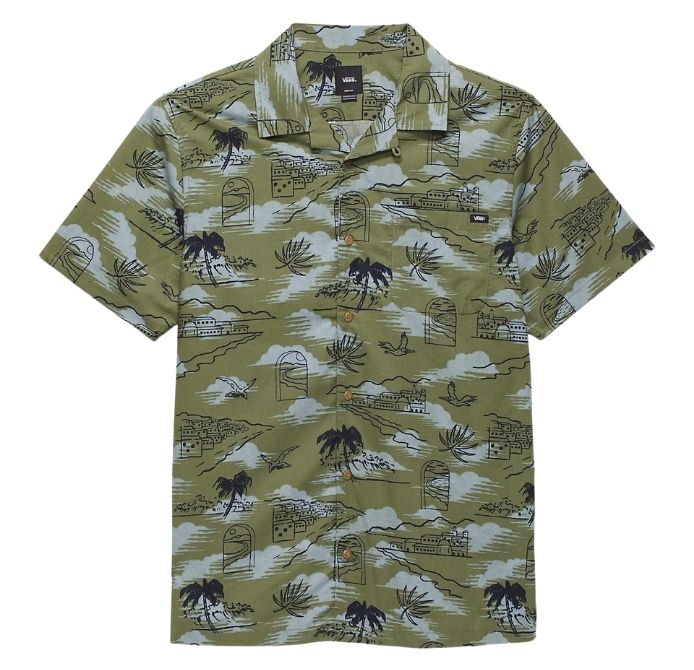 Vans Davista Buttondown Shirt Olivine