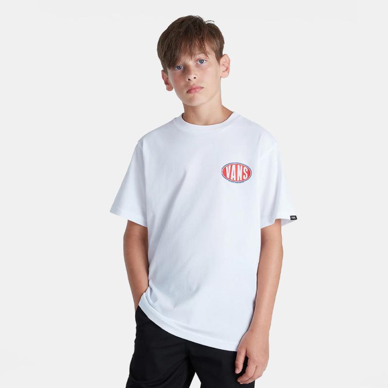 Vans Junior T-shirt Spray On White