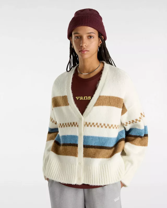 Vans Valerie Stripe Cardigan marshmallow