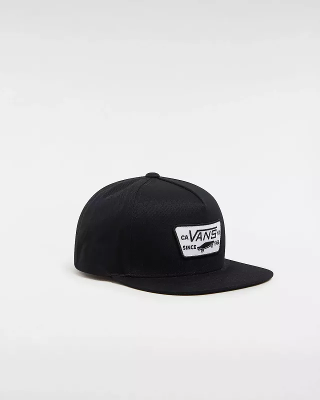 Off The Wall Patch Snap Black