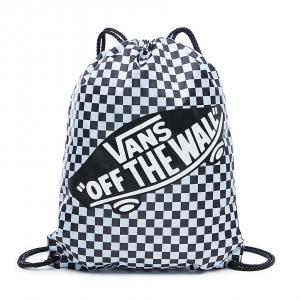 BENCHED BAG, black-white checkerboard