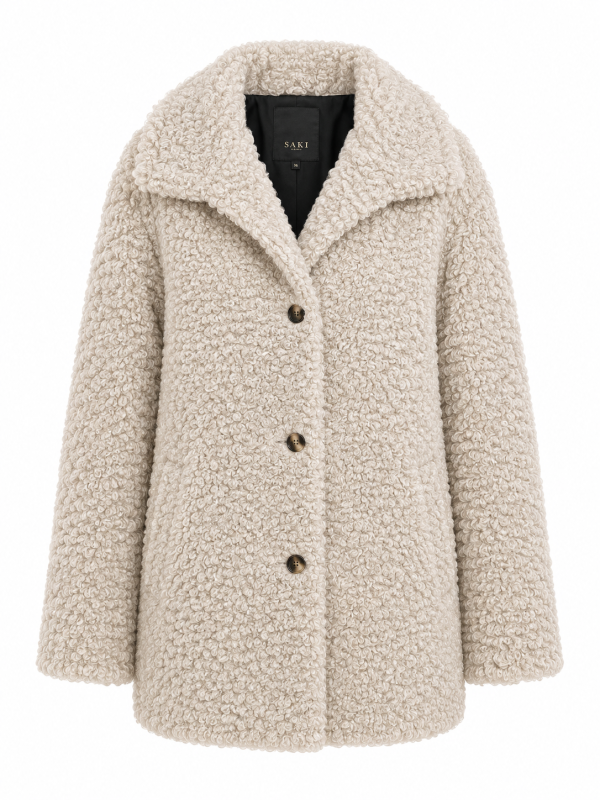 Fuskpäls ivory Marcy