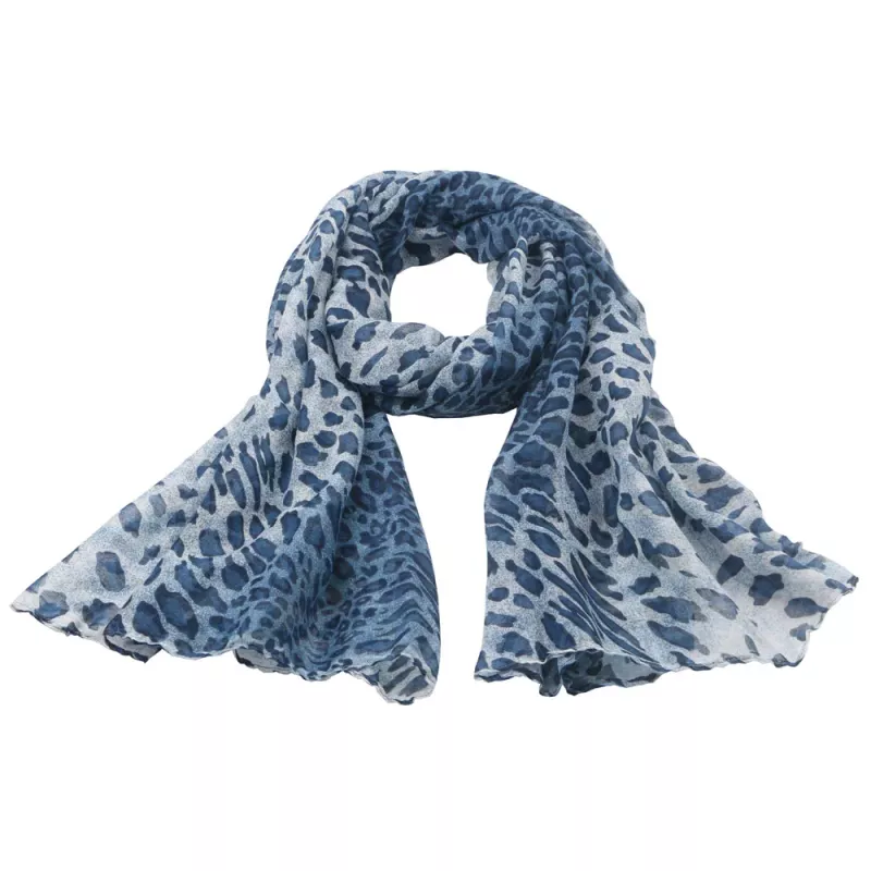 Scarf Leo blå
