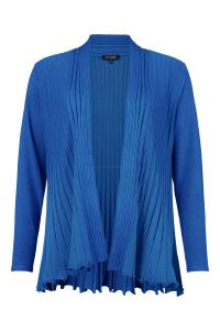 Kofta plsserad kornblå