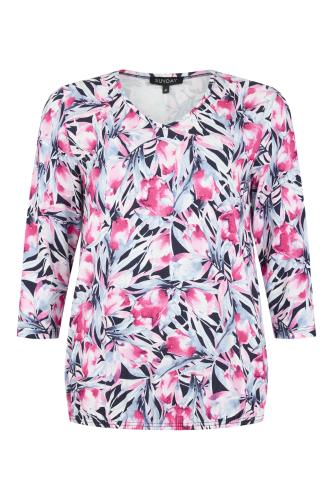 Topp blommig blå