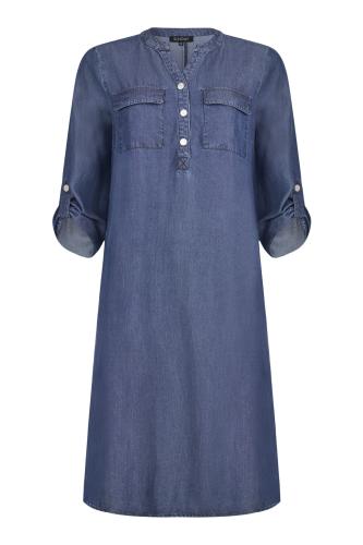Klänning mörk denim