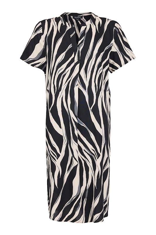 Klänning svart/beige