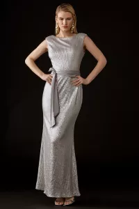 Långklänning silver