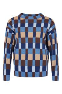 Jumper blå rutig