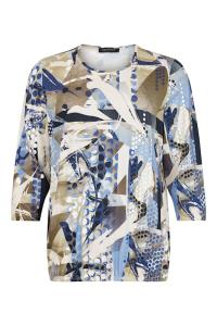 Topp brun-blå mönst