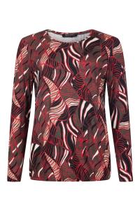 Topp vinröd mönst.