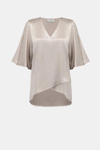 Blus champange-strass