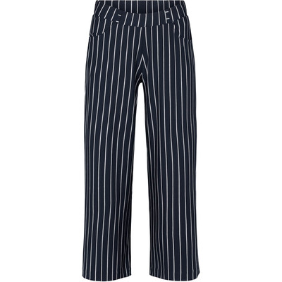 Byxa marin/vit rand Donna