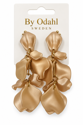 Örhänge clips silk beige
