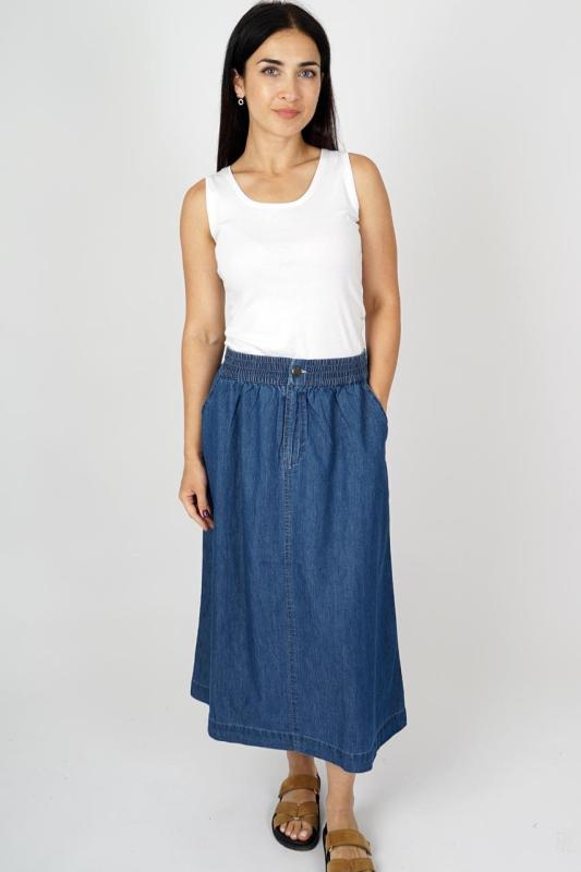 Jeanskjol denim