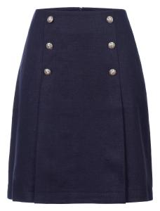 Kjol marinblå emalee