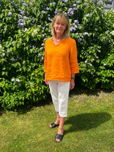 Linneblus orange Fanny