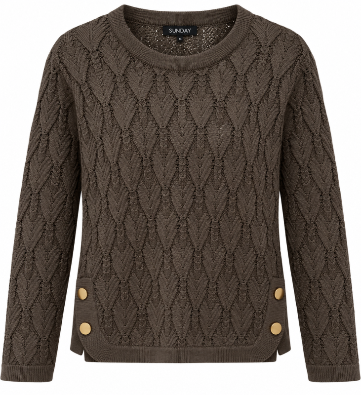 Jumper mörkbrun