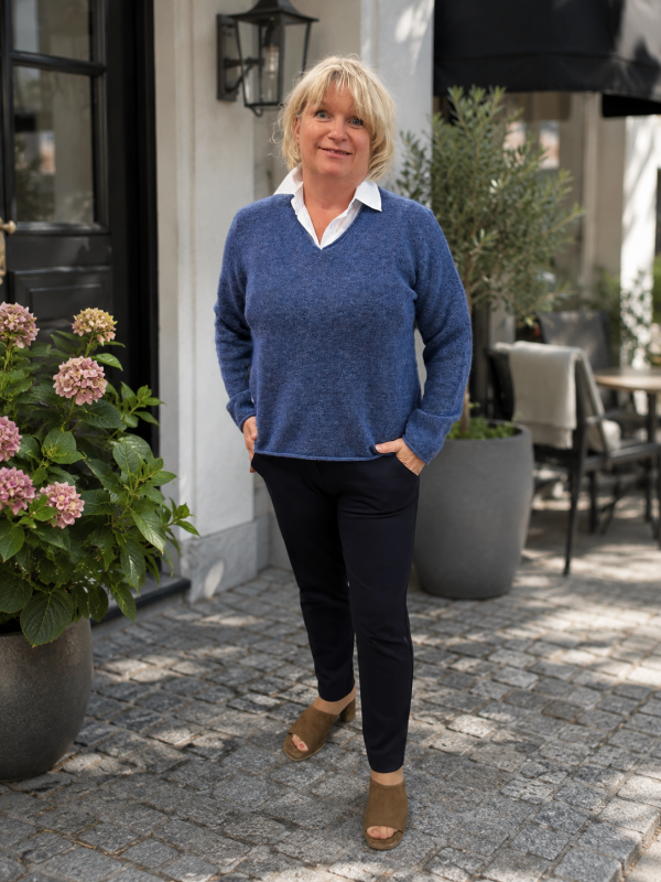 Jumper denimblå Serre