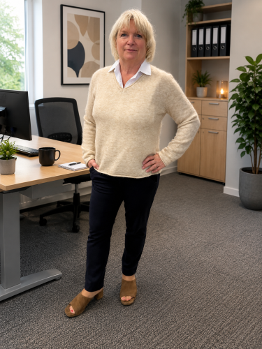 Jumper beige serre