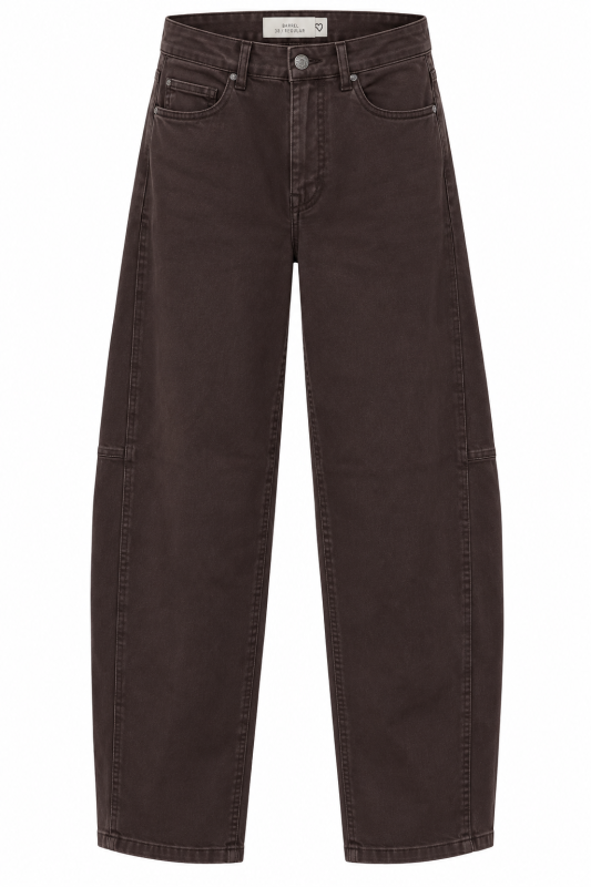 Jeans brun coco barrel