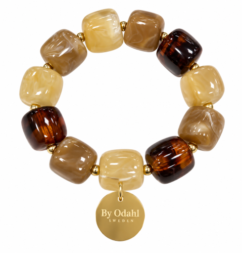 Armband mix beige,brun,nougat