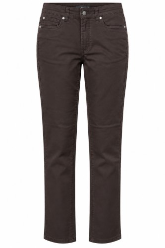 Byxa brun stretchtwill