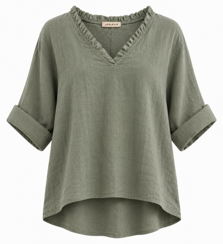 Linneblus khaki fanny