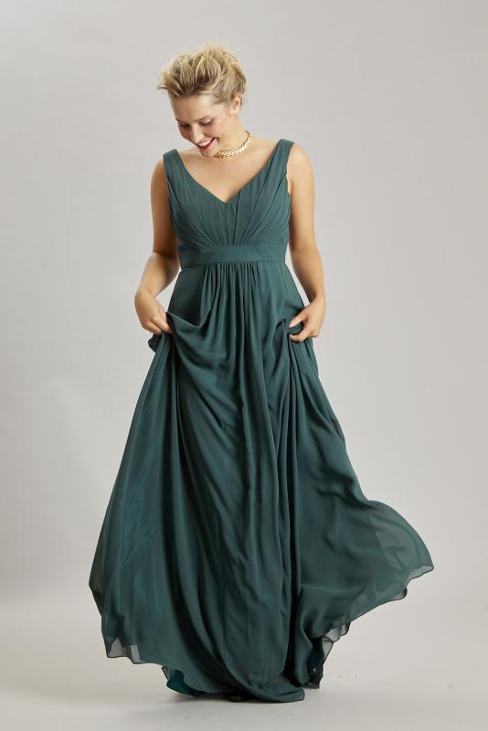 Långklänning grön