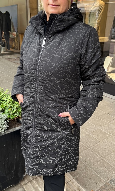 Jacka svart/reflex