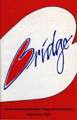North American Collegiate Bridge Championships 1986