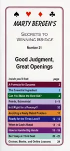 Good Judgment, Great Openings