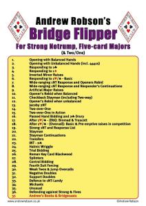 Strong Notrump and Five-card Majors Flipper