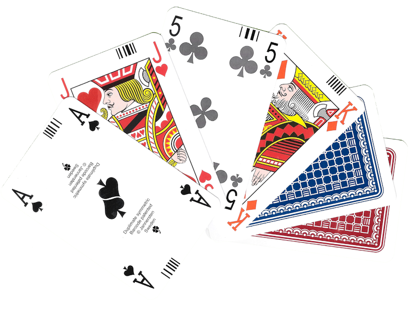 Spelkort streckkod 11-bar