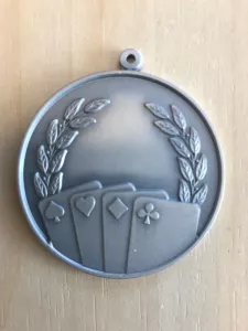 Medalj försilvrad
