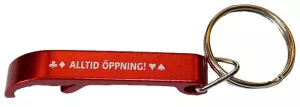 Nyckelring röd – Alltid öppning