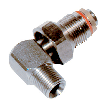 Faicom svivel 400 bar 3/8"x11 SIL-PTFE rostfri