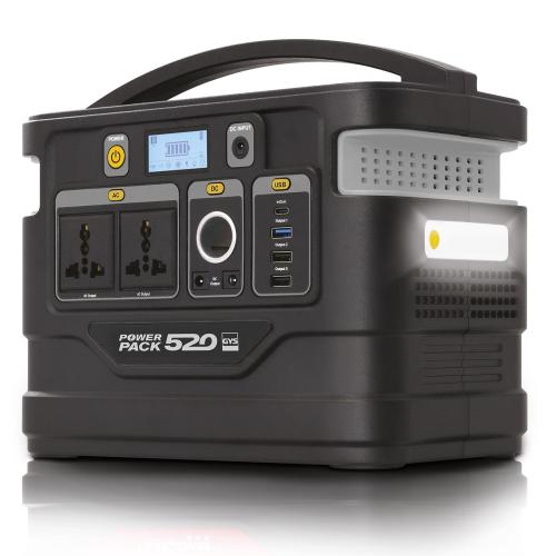 GYS PowerPack 520, powerstation, portabel strömkälla 12V+230V
