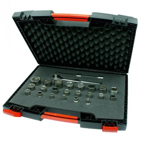 A-MAG Titan hylsnyckelsats 1/2" 10-24mm 12delar